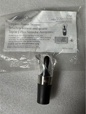 NEW Pampered Chef Dripless Pourer Stopper #2158